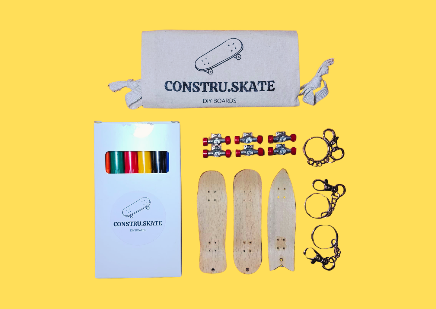 Kit Pintura – ¡Decora tu mini tabla de skate!